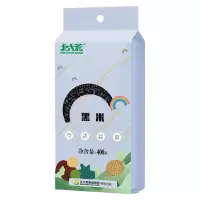 北大荒 彩虹系列黑米400g 黑润亮泽纤长饱满糯而不黏