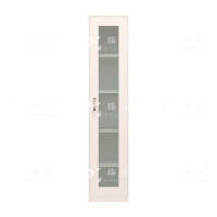 臻远 ZY-GYGC-29窄边书柜玻璃门资料柜铁皮文件柜 单一门