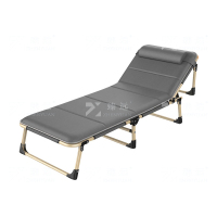 臻远 ZY4073127折叠午休床躺椅办公室单人午睡床行军床折叠椅陪护床 四角68CM含透气垫