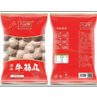 六記雄(LUK KEE HUNG) 正宗潮汕手打牛筋丸(优享)4*250g