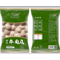 六記雄(LUK KEE HUNG) 正宗潮汕手打牛肉丸(特享)4*250g