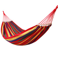 尚烤佳吊床木杆防侧翻户外秋千条纹木杆单人吊床SKJ-334