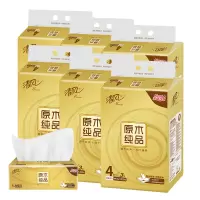 清风金装抽纸 3层 110抽一提四包6提24包