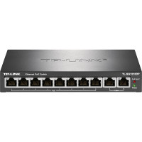 普联(TP-LINK) 8口千兆poe+2千兆上联10口PoE交换机 PoE供电 TL-SG1210DP