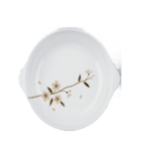 7.5 吋双耳圆盘 00751B瓷白