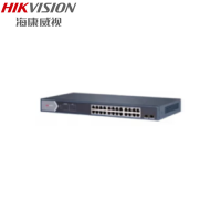 海康威视(HIKVISION) DS-3E1526-S 24口轻网管千兆交换机24个千兆电口和2个千兆光口