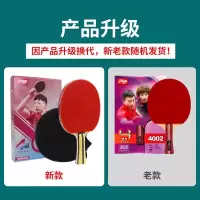 红双喜(DHS)狂飚乒乓球拍横拍弧圈结合快攻4星H4002(单块装附乒乓球)
