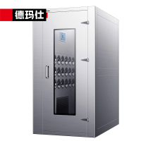 德玛仕(DEMASHI)不锈钢风淋室 三人单吹风淋通道食品厂工厂用风淋房风淋房红外感应DMS-FLS-D1700A2