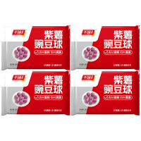 千味央厨油炸小吃紫薯豌豆球油炸美味半成品早餐小吃280g*4袋
