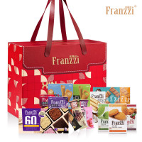 法丽兹 零食大礼包 1460g 乐享礼盒 饼干柠檬丝绒草莓曲奇脆脆卷