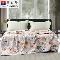 富安娜印花蚕丝被-清逸悠扬100%柞蚕203*229cm(400g)