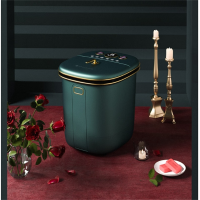 凯诗捷(KASJ)泡脚桶泡脚盆全自动按摩洗脚盆足浴盆加热足浴桶电动过膝洗脚桶足疗盆送父母生日妇女节礼物Z202 翡翠恋人