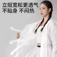 小魔一次性雨衣雨披加厚成人便携雨衣户外骑行登山徒步雨衣长款带帽