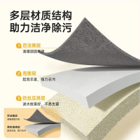 炊大皇海绵擦百洁布海绵块吸水不易沾油厨房清洁神器刷锅洗碗布5片