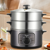 美的(Midea)电蒸锅 10L 大容量26cm口径丨ZG26EASY401