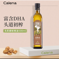 克莉娜核桃油冷榨物理压榨食用油 DHA营养油 核桃油 500mL*1瓶