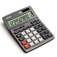 得力(deli) 1671A 12位大屏塑胶按键桌面计算器 (计价单位:台)