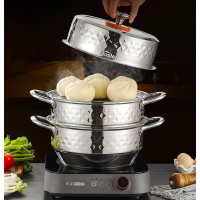 浮士德德比星钻三层蒸锅HG-1056