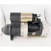 潍坊K4100D启动马达30KW柴油发电机组11齿纯铜减速起动机24V启动马达