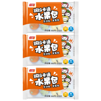 千味央厨卡通水果包儿童营养早餐半成品美味缤纷卡通360g*3袋