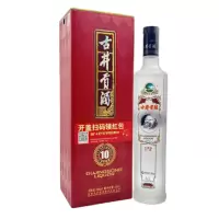 古井贡酒 十年陈酿 浓香型白酒 过节送礼 700mL 6瓶 原箱 38度(单位:箱)