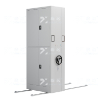 臻远ZY-MJJA-08电动密集架移动档案柜钢制轨道密集柜 通双节 一列一组