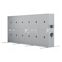 臻远ZY-MJJA-20智能密集架移动式档案柜钢制轨道智能密集柜 通双节 一列六组