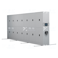 臻远ZY-MJJA-21智能密集架移动式档案柜钢制轨道智能密集柜 通双节 一列七组