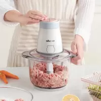 小熊绞肉机 绞馅机碎肉机 电动多功能 料理搅拌 打肉机饺子肉馅蒜蓉机 QSJ-B02Q1普通款 2升