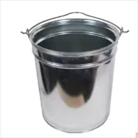 匠柏岚 加厚白铁桶铁皮桶水桶提水桶 15L 1个