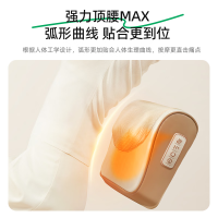 小熊(Bear)颈椎 腰部按摩仪按摩枕头颈部肩颈背部按摩靠垫腰肌劳损送父母男女友情人节礼物实用F24B5