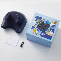 小熊(Bear)腰部按摩器 腰部肩颈按摩仪 热敷便携按摩枕 按摩腰靠垫 AMQ-H19W6