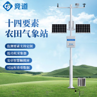 竞道光电 农业气象站NQ14小型监测站 温湿度雨量风速风向气候观测仪 十四要素
