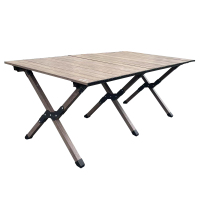 何大屋轻便蛋卷桌HDW1630木纹