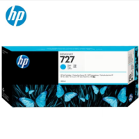惠普(hp)墨盒 727号墨盒适用绘图仪T1500/T2500/B3P20 727墨盒(C)青色300ML配送上门