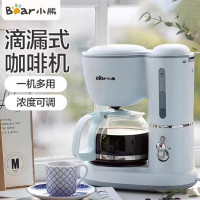 小熊(Bear)滴漏式全自动咖啡 迷你小型咖啡机煮茶咖啡壶 KFJ-A06K1 浅蓝色