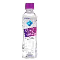 苏宁宜品苏打水350ml*1瓶无糖弱碱性饮用水新鲜日期不超1/3