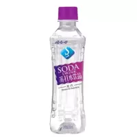 苏宁宜品苏打水350ml*1瓶无糖弱碱性饮用水新鲜日期不超1/3