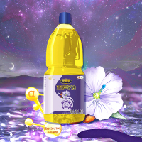 福临门 营养家亚麻籽油1.5L 一级压榨植物油家用油食用油