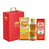 鲁花 吉祥三宝礼盒 大米食用油组合