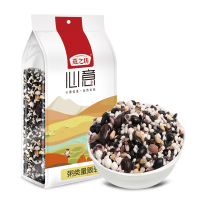 燕之坊 五黑八宝粥1kg 11种谷物 黑米芡实米血糯 腊八粥米原料