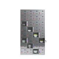 晋舰 201不锈钢碗柜餐盘柜食堂餐具收纳储存柜碗碟存放柜储物柜 32门柜