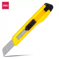 得力(deli)大号通用办公家具美工刀/裁纸刀