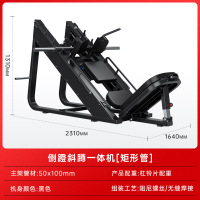 盛桐威商用健身房专用腿部力量器材 倒蹬斜蹲一体机(无杠铃片)