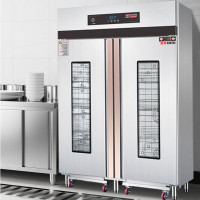 喜莱盛 高温消毒柜800L双门大视窗微电脑款升级推车款 RTP1780-B1