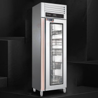 喜莱盛 密胺消毒柜不锈钢机械款单门500L升级热风循环 XDZ500F