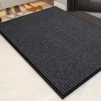 双条纹防滑丙纶/PVC防滑底灰色60*90CM 货期一周