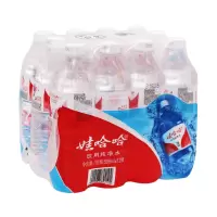 娃哈哈 纯净水596ml*12瓶饮用水 膜装