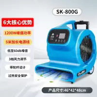 舒蔻(Supercloud)舒蔻吹地机厕所地面吹干吹风机大功率地板工业商用地毯烘干风干智能定时臭氧净化 SK-800G