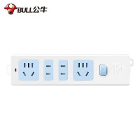 公牛新国标插座 接线板 GN-407W 4位总控 无线(需自行配电源线和插头)